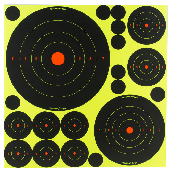 Birchwood Casey BC-34018 Variety Pack of 50 Shooting Targets