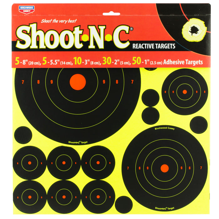 Birchwood Casey BC-34018 Variety Pack of 50 Shooting Targets