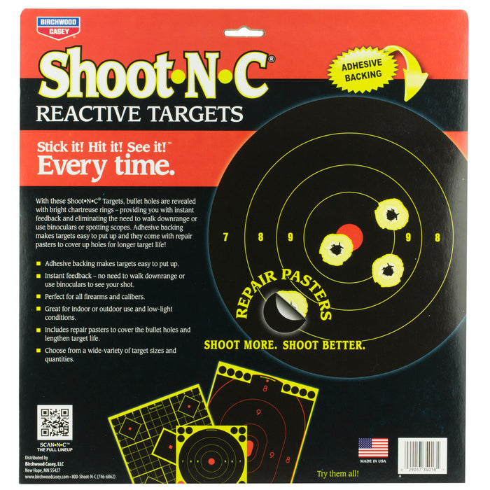 Birchwood Casey BC-34018 Variety Pack of 50 Shooting Targets