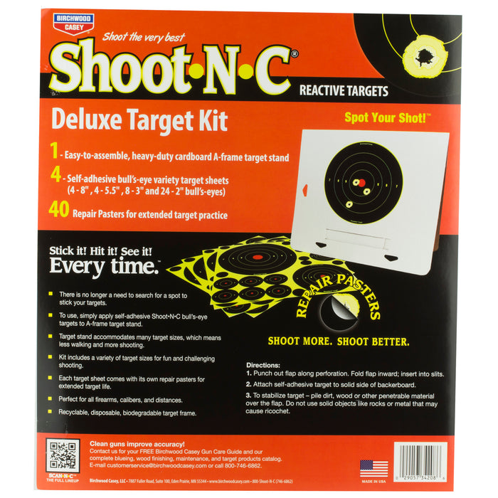 Birchwood Casey BC-34208 Target Assortment with Target Stand