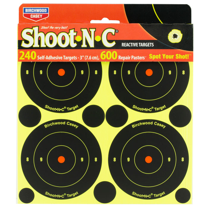 Birchwood Casey BC-34375 Round Bullseye Target - 240 Count