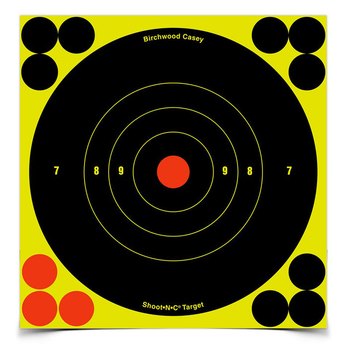 Birchwood Casey BC-34550 Round Bullseye Target 60-6