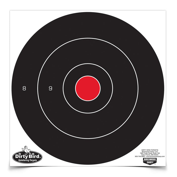 Birchwood Casey BC-35012 Dirty Bird Round Bullseye Target - 12"