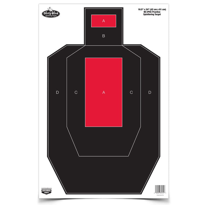 Birchwood Casey BC-35743 Dirty Bird IPSC Practice Target 3-Pack