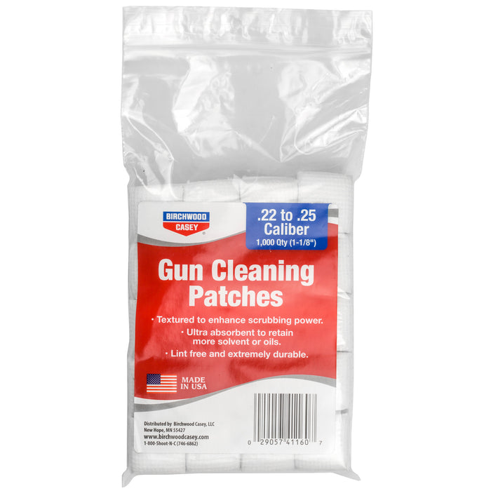 B/C PATCHES 1-1/8.22-.25CAL 1000PK