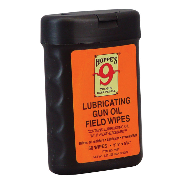 HOPPES GUN OIL FIELD WIPES 3X5 50C