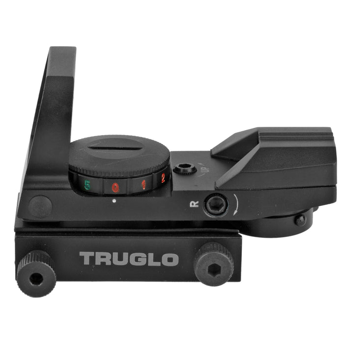 TRUGLO RED DOT OPEN 4 RETICLE BLACK