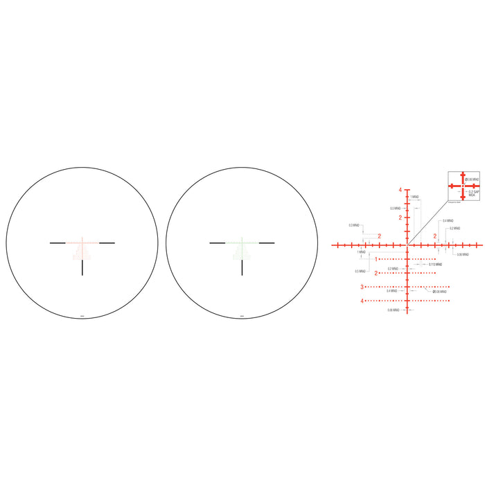 TRIJICON TENMILE 3-18X44 FFP MRA R/G