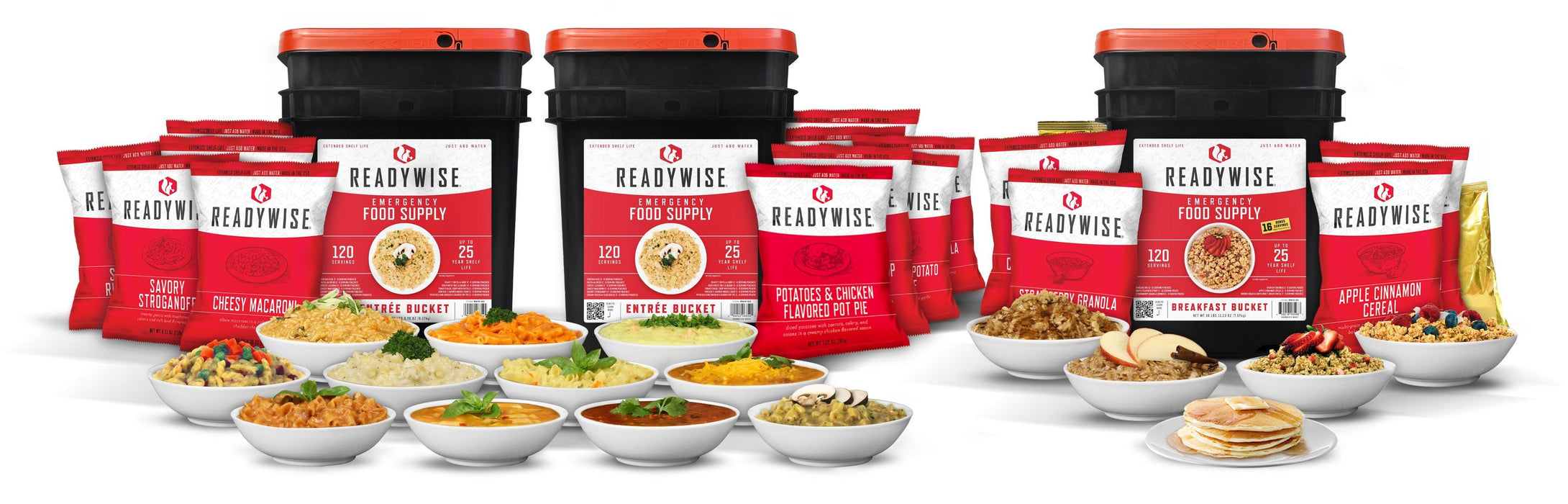 360 Servings of ReadyWise Emergency Survival Food Storage