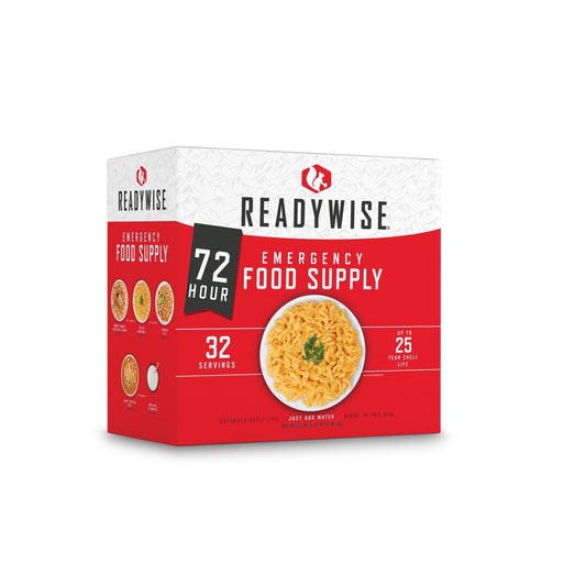 72 Hour Emergency Food and Drink Supply - 32 Servings