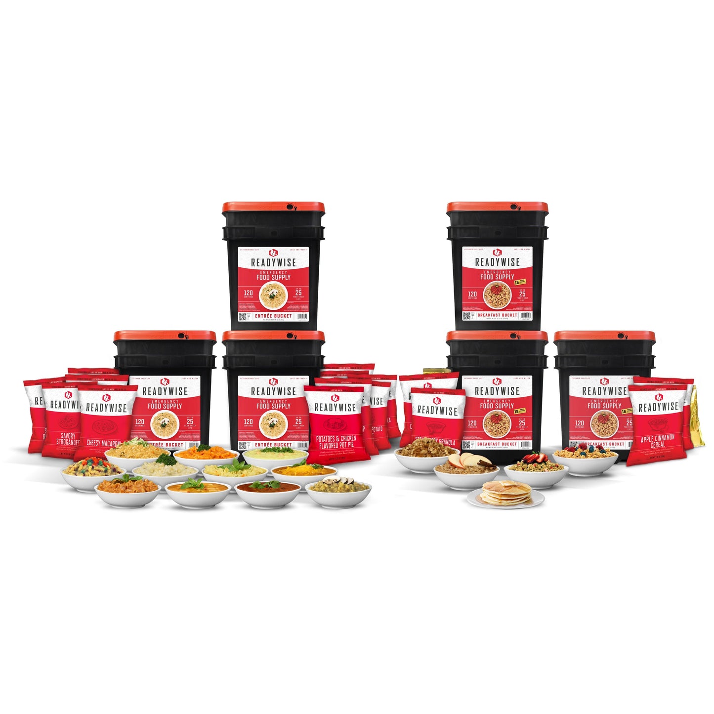 720 Servings of Ready Wise Emergency Survival Food Storage