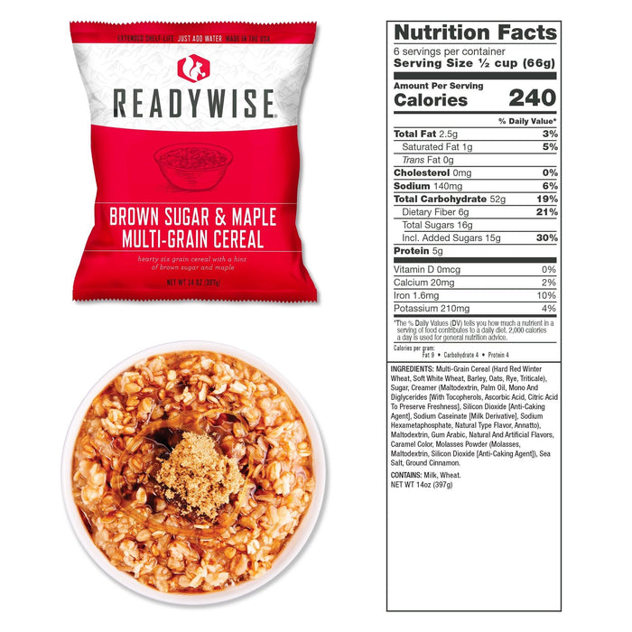 360 Servings of ReadyWise Emergency Survival Food Storage