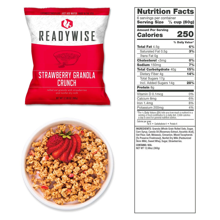 360 Servings of ReadyWise Emergency Survival Food Storage