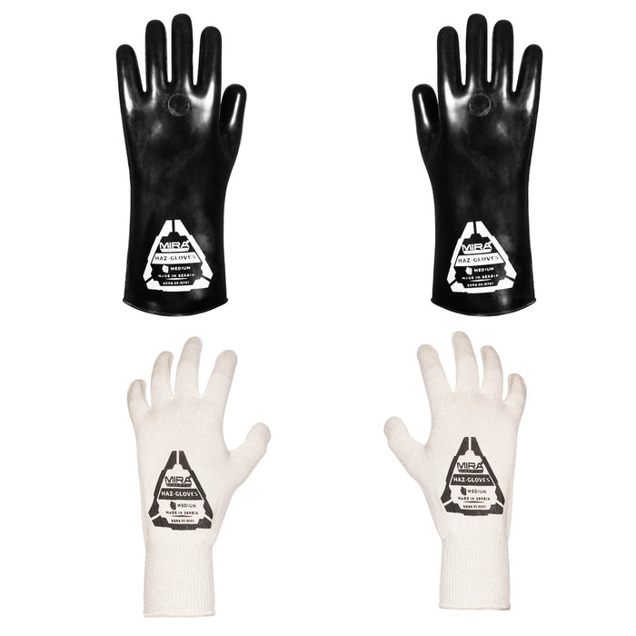 MIRA Safety Butyl HAZ-GLOVES for CBRN Protection - Large