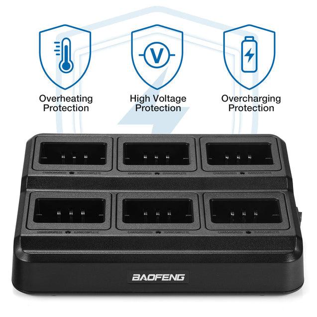 UV-5R Series Six Way Charger