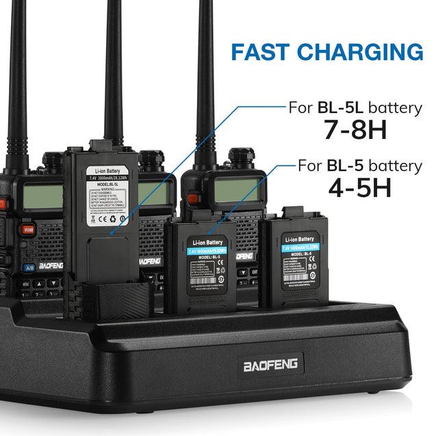 UV-5R Series Six Way Charger