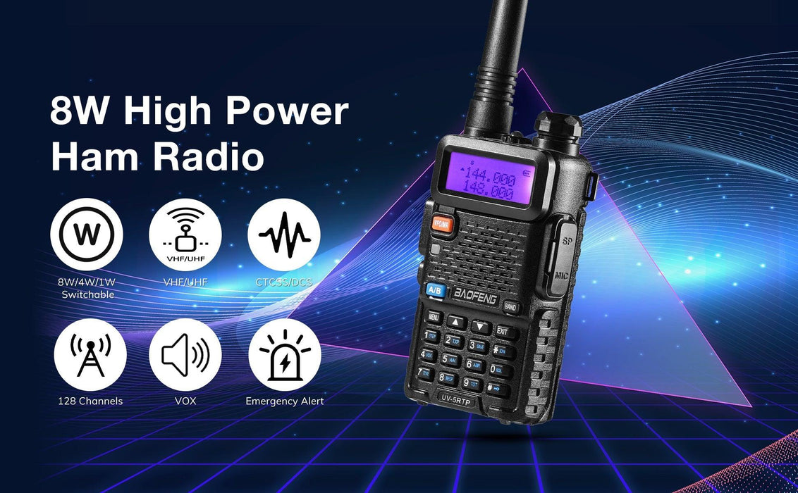 UV-5RTP 8W/4W/1W Dual Band